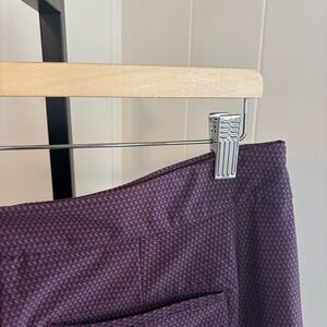 Spanx NWT Sunshine Skort Geoscape Blue Orange Pickleball Prep Shorts Womens L